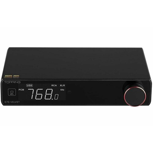 Стационарный усилитель и ЦАП Topping E70V черный 61952₽