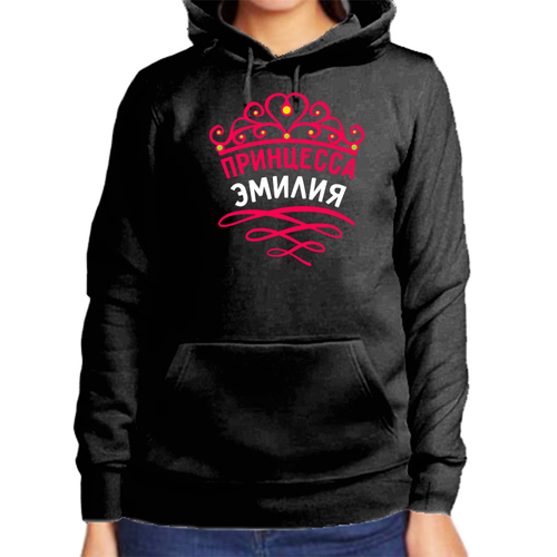 фото Худи, размер xl, черный нет бренда