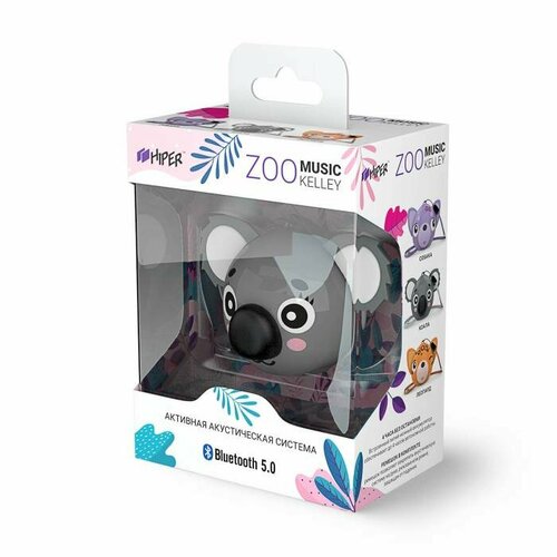 Акустическая система Bluetooth колонка Hiper Zoo Music коалла ZM-Kelley 192800₽