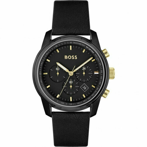 Наручные часы BOSS, черный часы мужские hugo boss 1513909