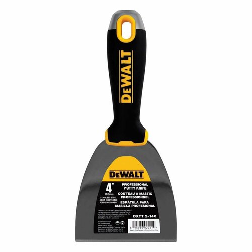 Шпатель DEWALT, 102 мм, DXTT2-140 шпатель dewalt 254 мм dxtt2 192