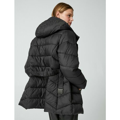 фото Пуховик koton, размер 38, зеленый