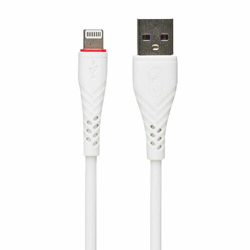 Кабель USB - Apple lightning, SKYDOLPHIN S02L, белый, 1 шт. проводная стереогарнитура skydolphin sr23 для apple lightning белая