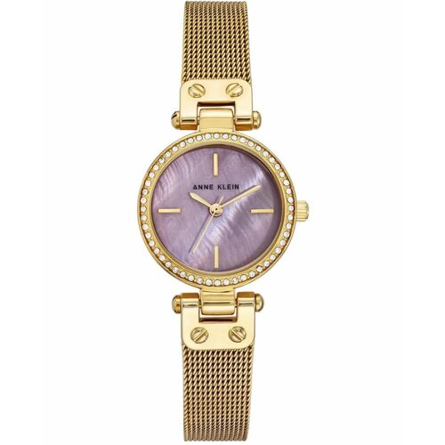 Наручные часы ANNE KLEIN Metals Часы женские Anne Klein 3388LVGB, фиолетовый, золотой