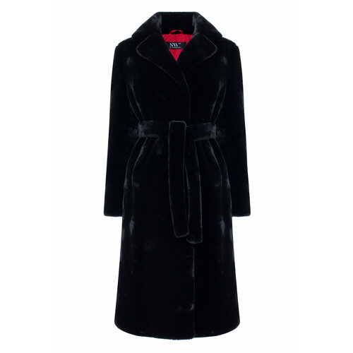 Шуба классика SAS womanswear, размер S(42-44), черный шуба классика no name размер 42 44 черный