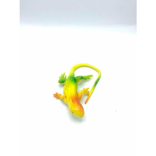 Животные-тянучки Антистресс Ящерица Желтая из термопластичной резины