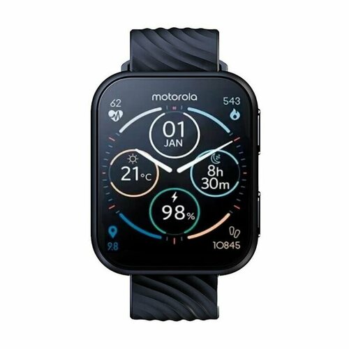 Умные часы Motorola Moto Watch 200 Phantom Black Фантомный Чёрный