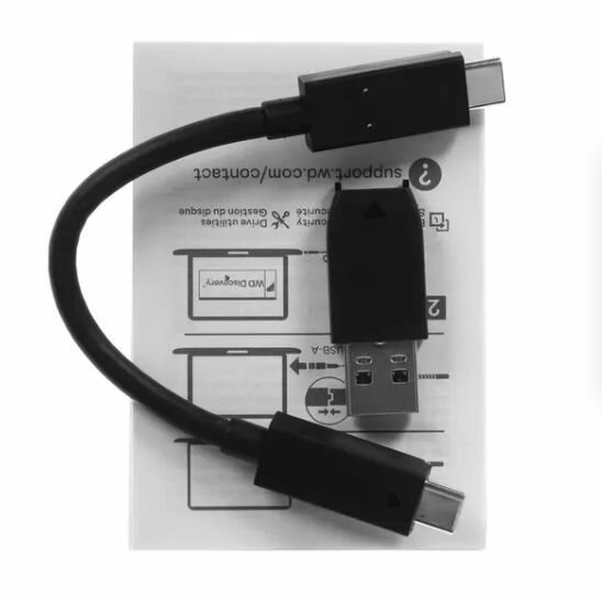 1ТБ внешний SSD WD My Passport (WDBAGF0010BGY-CESN)