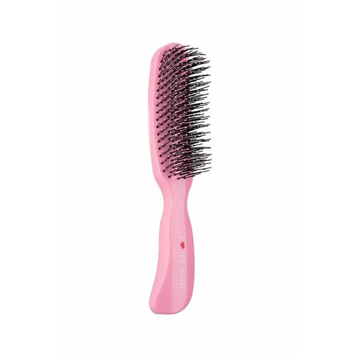 Парикмахерская щетка I LOVE MY HAIR Therapy Brush 18280 розовая глянцевая M щетка ilmh shiny brush 3001м