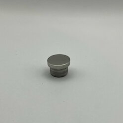 Заглушка 16 мм плоская литая натеко для перил/труб/поручней из нержавеющей стали AISI 304 (Комплектующие для ограждений) (6 шт.)
