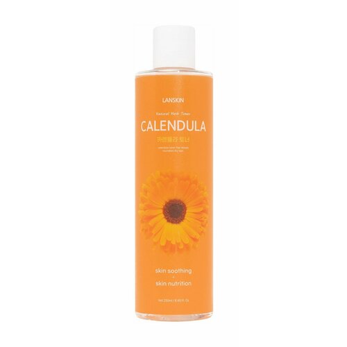 Успокаивающий тонер для лица с экстрактом календулы / Lanskin Calendula Natural Herb Toner