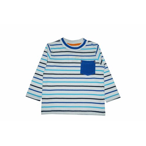 фото Лонгслив topolino, размер 92, белый, голубой