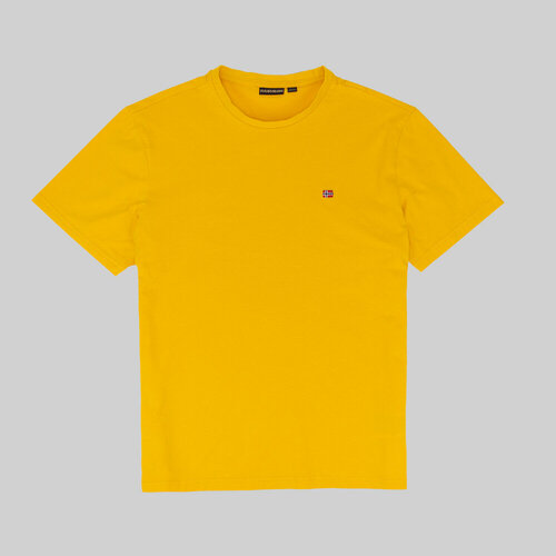 футболка napapijri salis хаки Футболка NAPAPIJRI NA4H8DY1H, размер M, желтый
