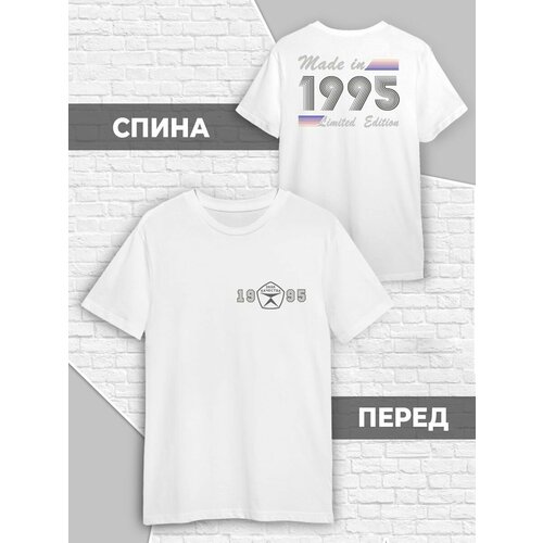фото Футболка, размер m (46-48), белый printech