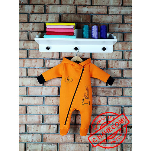 фото Комбинезон babymaya, размер 24/80, оранжевый