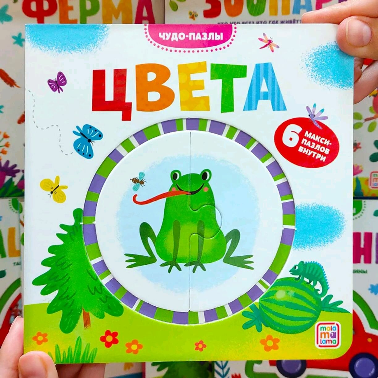 Цвета. 6 макси-пазлов внутри (Гузь А., Бердюгина Т., Чемеркина М. (худ.)) - фото №7