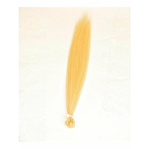 Волосы на капсуле 30-35 см цвет 10.0