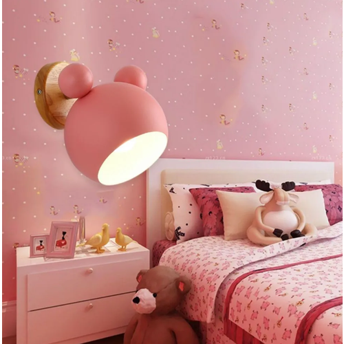 Бра светильник детский Микии Lumi Light, розовый