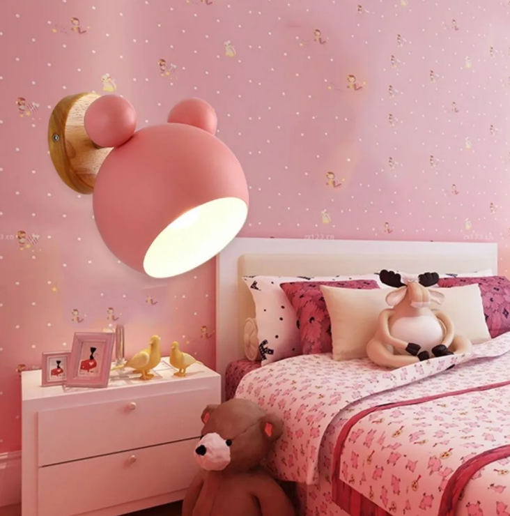 Бра светильник детский Микии Lumi Light, розовый