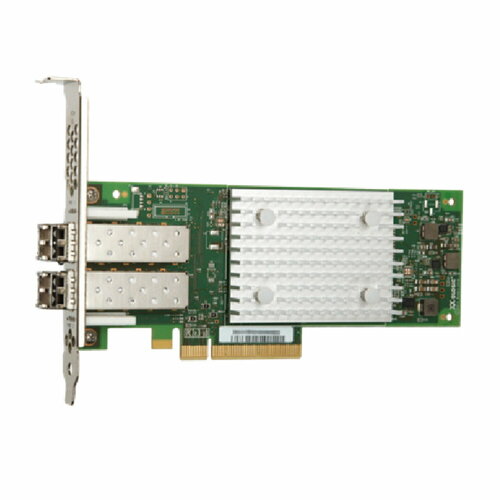 QLE2742-SR-CK 32Gb/s FC HBA, 2-port, PCIe v3.0 x8, LC SR MMF, В комплекте две планки (LP + FH)