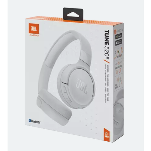 Стереонаушники Bluetooth Полноразмерные JBL T520BT BT53450mAh40ч белые 599000₽