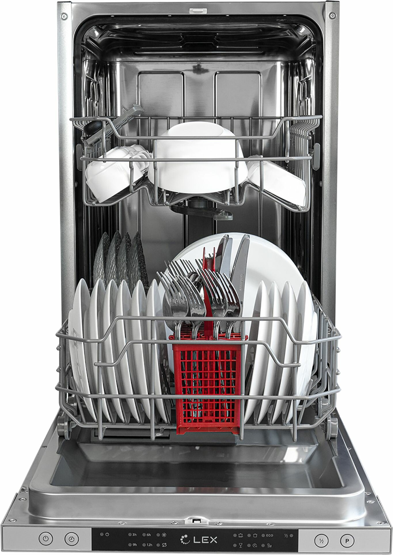 Посудомоечная машина Lex PM 4562 B 1850Вт узкая, встраиваемая - фотография № 8