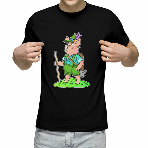 фото Футболка us basic, размер 3xl, черный