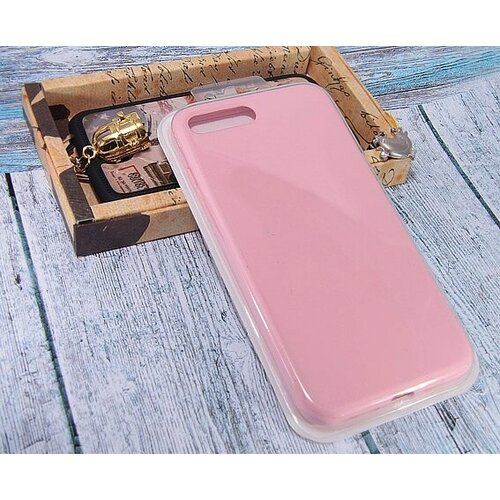 Чехол-накладка для iPhone 7/8 Plus VEGLAS SILICONE CASE NL закрытый розовый (6)