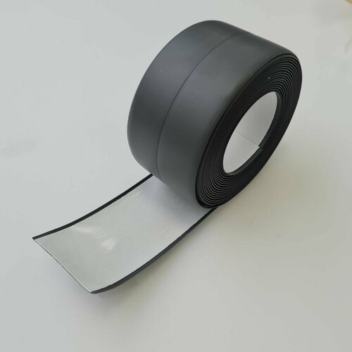 Лента бордюрная самоклеящаяся Faberhaus 38ммх3,2м серая