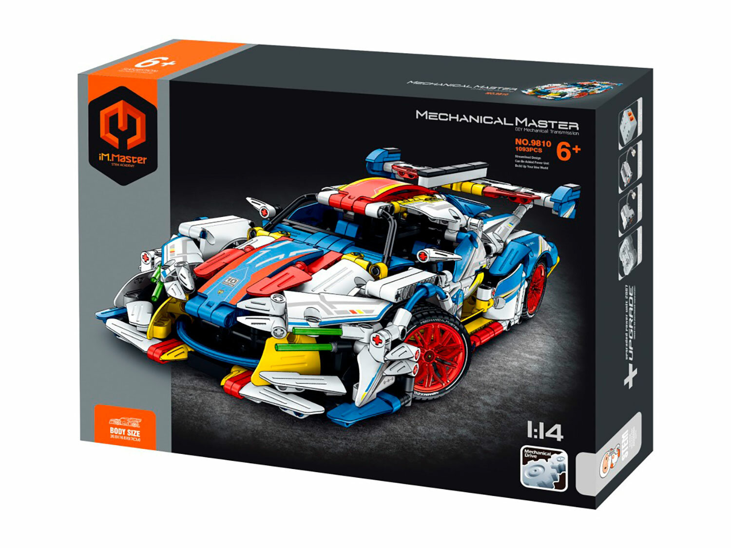 Конструктор iM.Master Гиперкар 1093 детали, No.9810