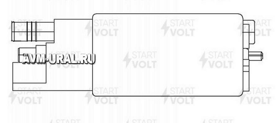 STARTVOLT SFP0523 Насос топливный Chevrolet Lanos 05-, ZAZ Sens 97- 1.3/1.5i элемент StartVolt