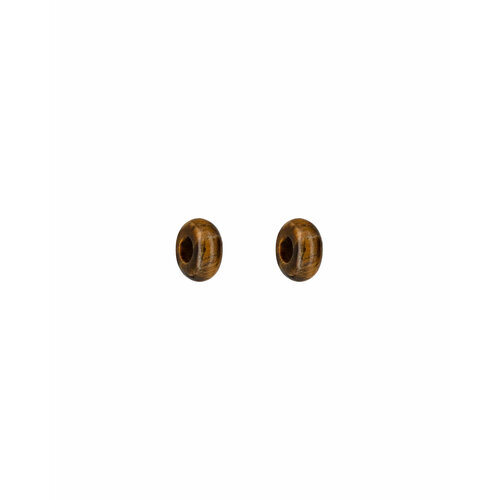 Серьги Strekoza Collection, тигровый глаз, размер/диаметр 10 мм, коричневый