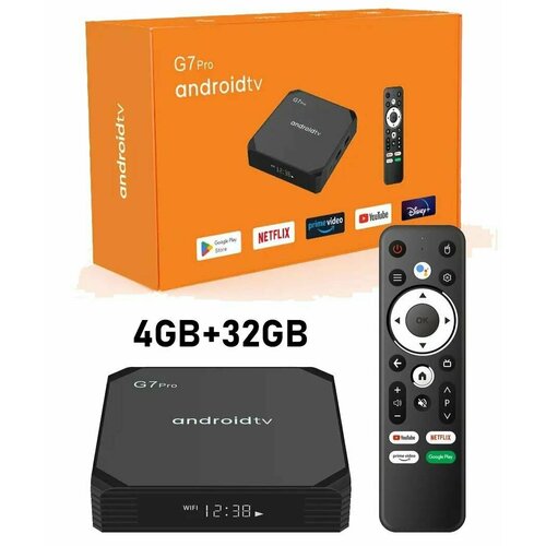 ATV BOX G7 Pro 432 Amlogic S905Y4 ATV box 4K Android 11 BT voice remote Телевизионная приставка 485000₽