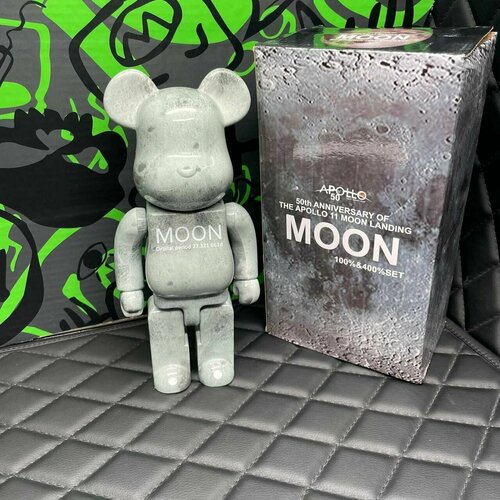 Игрушка Bearbrick Moon Луна 28см игрушка bearbrick микки маус 28см