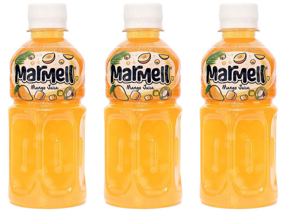 Marmell Напиток негазированный со вкусом манго и кокосовым желе, 320 мл, 3 шт