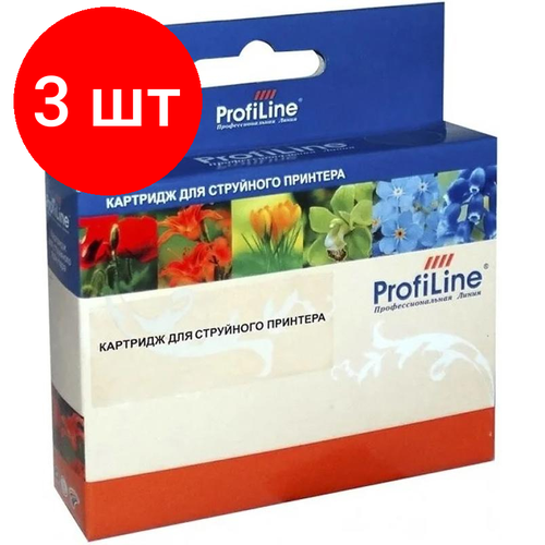 картридж струйный profiline pl cli 481bk xxl чер для canon pixma ts704 Комплект 3 штук, Картридж струйный ProfiLine PL-CLI-481M XXL пурпурн. для Canon Pixma TS6140