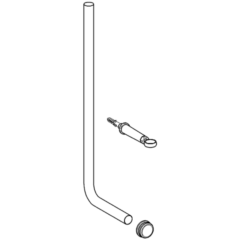 Сливная трубка для смывного устройства для унитаза Grohe 37107000 - фото №6