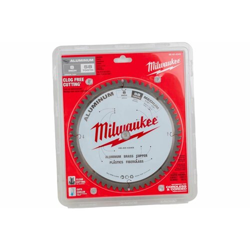 Диск пильный по алюминию (203x16х2.4 мм; 58 зубов) для циркулярной пилы Milwaukee 48404345 подарок на день рождения мужчине, любимому, папе, дедушке, парню