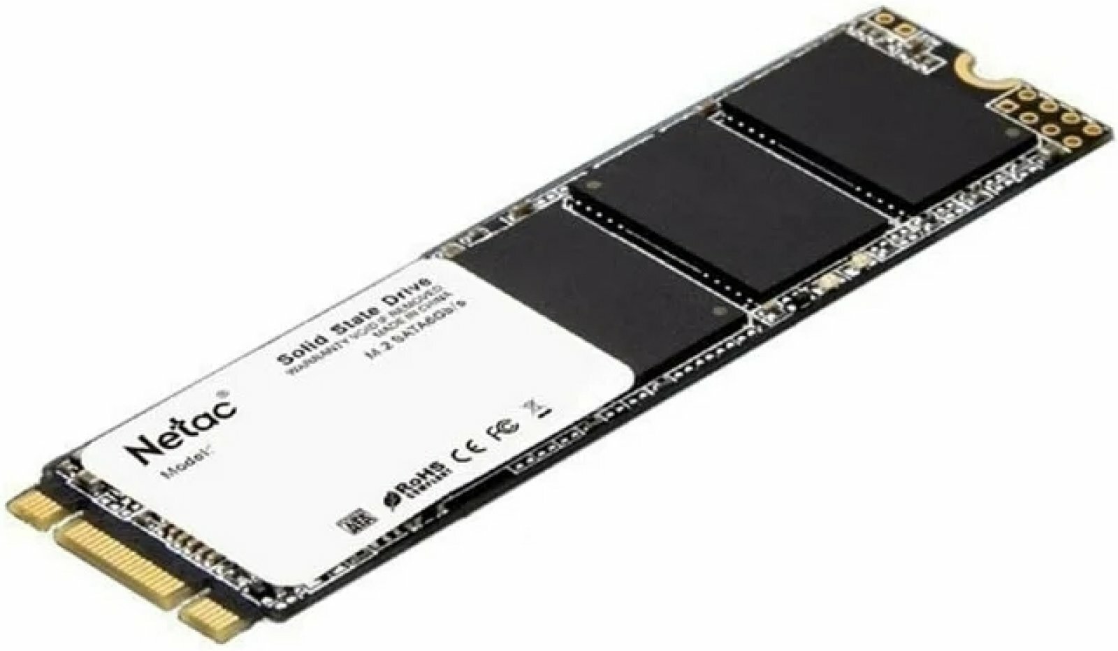 Внутренний SSD-накопитель Netac N535N 2TB M2 2280, SATA-III, 3D TLC, Черный NT01N535N-002T-N8X - фото №12