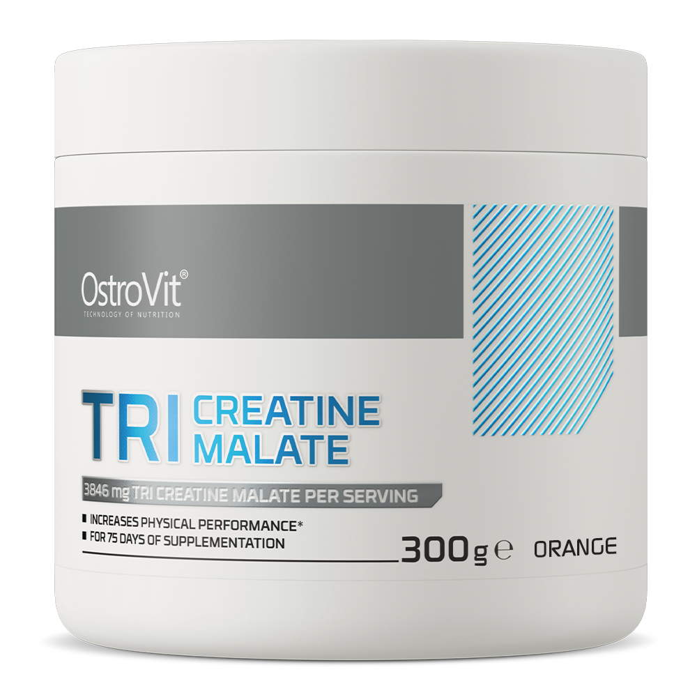 Ostrovit TriCreatine Malate (300 гр.) (апельсин)