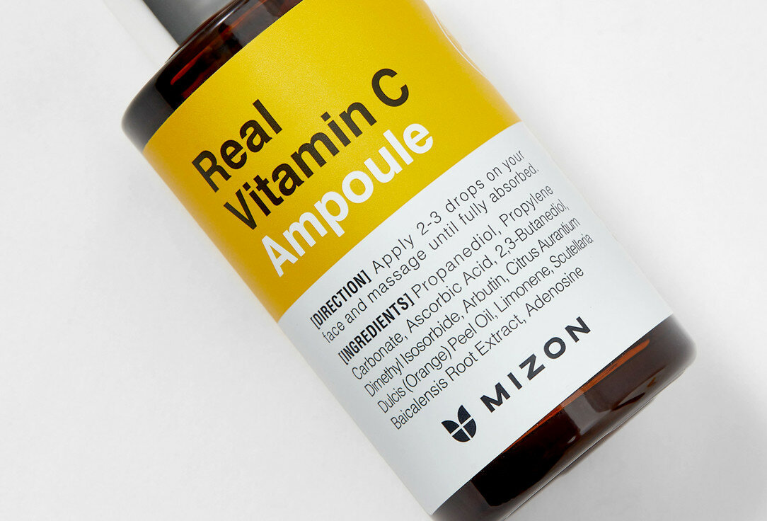 Сыворотка для лица MIZON с витамином С Real Vitamin C Ampoule - фото №17