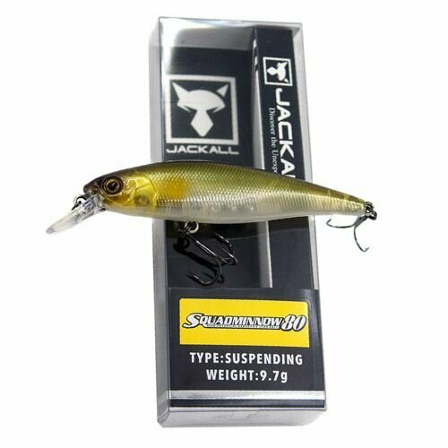 Воблер JACKALL SQUAD MINNOW 80SP цвет GHOST AYU