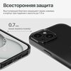 Фото #18 Чехол для iPhone 15 / Айфон 15 защитный бампер тонкий, голубой прозрачный