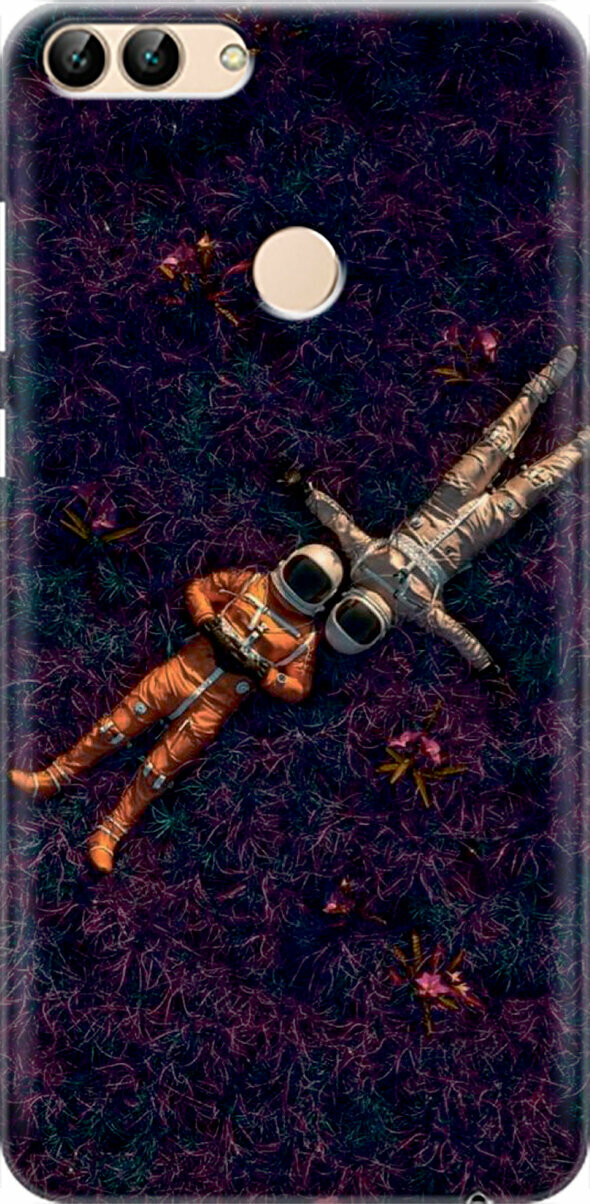 фото GOSSO Ультратонкий силиконовый чехол-накладка для Huawei P Smart с принтом "Сердце и бабочка"