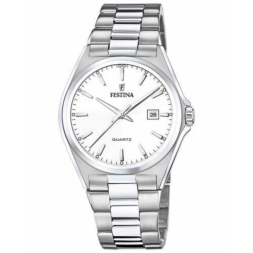 фото Наручные часы festina classics, белый, серебряный