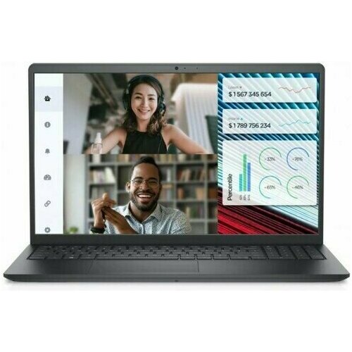 Ноутбук Dell Vostro 3520 Win 11 Home black 3520-3821 5296000₽