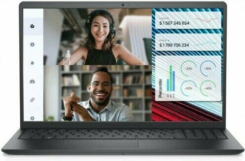 Ноутбук Dell Vostro 3520 Win 11 Home black (3520-3821)