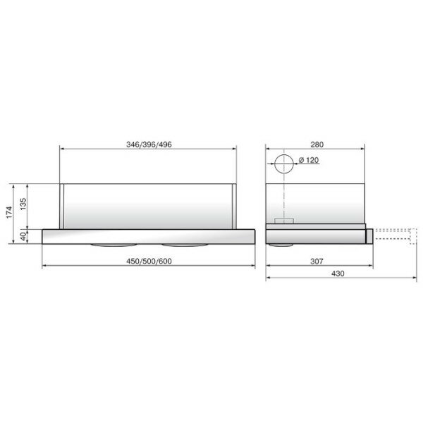 Вытяжка Elikor Интегра 45П-400-В2Л черный/черный - фотография № 5