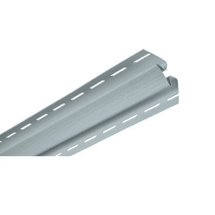 фото Сайдинг планка угол внутренний Светло-серая