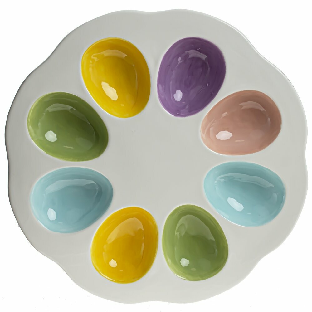 Тарелка для яиц, 22х22х2 см KSM-795864
